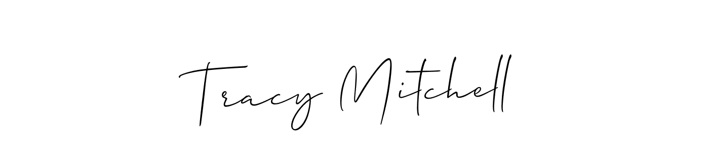 It looks lik you need a new signature style for name Tracy Mitchell. Design unique handwritten (Allison_Script) signature with our free signature maker in just a few clicks. Tracy Mitchell signature style 2 images and pictures png