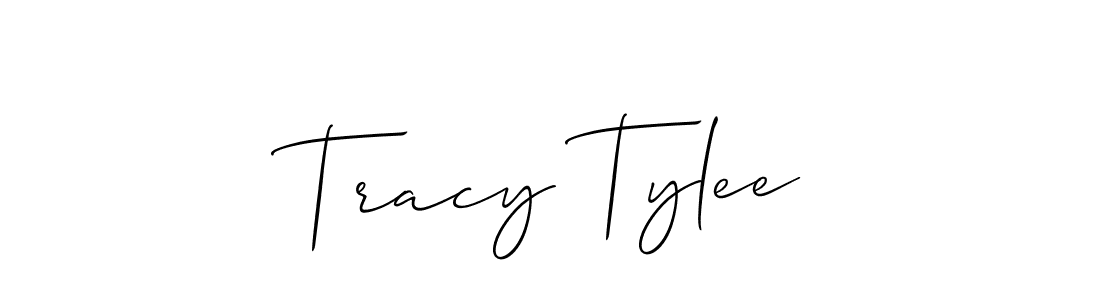 Make a beautiful signature design for name Tracy Tylee. With this signature (Allison_Script) style, you can create a handwritten signature for free. Tracy Tylee signature style 2 images and pictures png