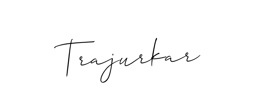 Here are the top 10 professional signature styles for the name Trajurkar. These are the best autograph styles you can use for your name. Trajurkar signature style 2 images and pictures png