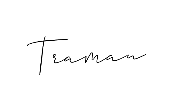Check out images of Autograph of Traman name. Actor Traman Signature Style. Allison_Script is a professional sign style online. Traman signature style 2 images and pictures png