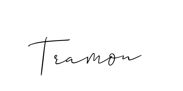 It looks lik you need a new signature style for name Tramon. Design unique handwritten (Allison_Script) signature with our free signature maker in just a few clicks. Tramon signature style 2 images and pictures png