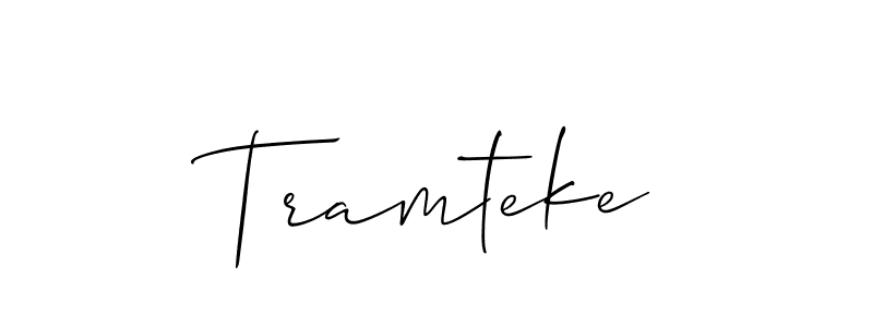 Make a short Tramteke signature style. Manage your documents anywhere anytime using Allison_Script. Create and add eSignatures, submit forms, share and send files easily. Tramteke signature style 2 images and pictures png