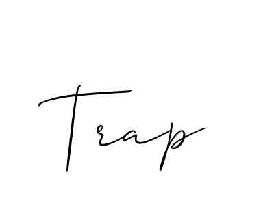 It looks lik you need a new signature style for name Trap. Design unique handwritten (Allison_Script) signature with our free signature maker in just a few clicks. Trap signature style 2 images and pictures png