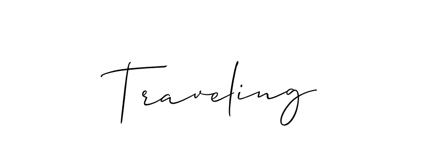 Traveling stylish signature style. Best Handwritten Sign (Allison_Script) for my name. Handwritten Signature Collection Ideas for my name Traveling. Traveling signature style 2 images and pictures png