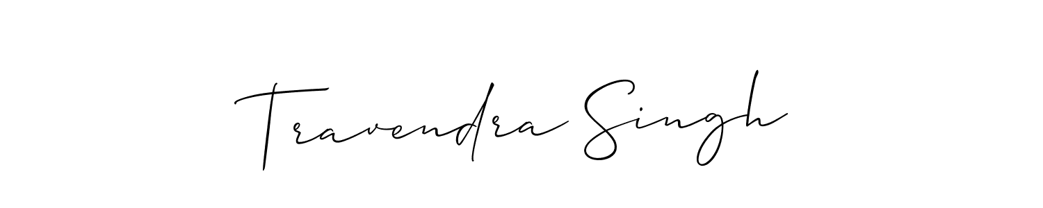 How to Draw Travendra Singh signature style? Allison_Script is a latest design signature styles for name Travendra Singh. Travendra Singh signature style 2 images and pictures png