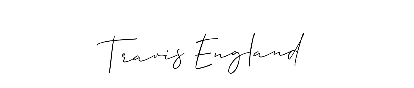 Similarly Allison_Script is the best handwritten signature design. Signature creator online .You can use it as an online autograph creator for name Travis England. Travis England signature style 2 images and pictures png