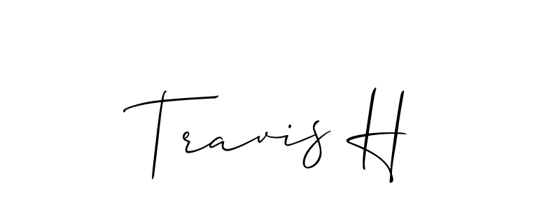 Similarly Allison_Script is the best handwritten signature design. Signature creator online .You can use it as an online autograph creator for name Travis H. Travis H signature style 2 images and pictures png