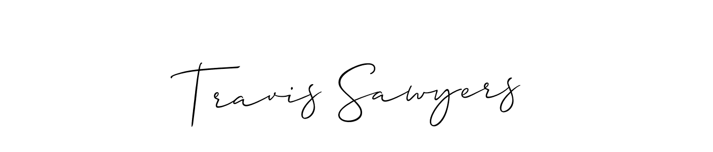 See photos of Travis Sawyers official signature by Spectra . Check more albums & portfolios. Read reviews & check more about Allison_Script font. Travis Sawyers signature style 2 images and pictures png