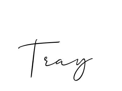 Create a beautiful signature design for name Tray. With this signature (Allison_Script) fonts, you can make a handwritten signature for free. Tray signature style 2 images and pictures png