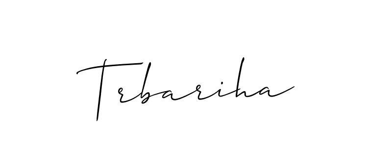 Here are the top 10 professional signature styles for the name Trbariha. These are the best autograph styles you can use for your name. Trbariha signature style 2 images and pictures png