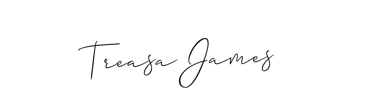 You can use this online signature creator to create a handwritten signature for the name Treasa James. This is the best online autograph maker. Treasa James signature style 2 images and pictures png