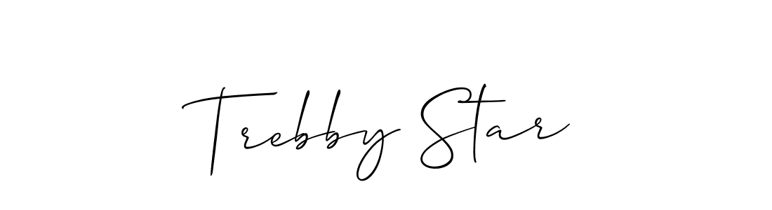 if you are searching for the best signature style for your name Trebby Star. so please give up your signature search. here we have designed multiple signature styles  using Allison_Script. Trebby Star signature style 2 images and pictures png