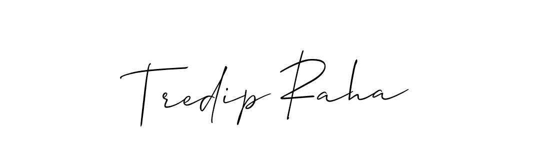Check out images of Autograph of Tredip Raha name. Actor Tredip Raha Signature Style. Allison_Script is a professional sign style online. Tredip Raha signature style 2 images and pictures png