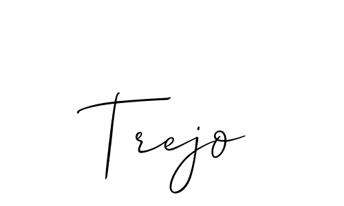 Trejo stylish signature style. Best Handwritten Sign (Allison_Script) for my name. Handwritten Signature Collection Ideas for my name Trejo. Trejo signature style 2 images and pictures png