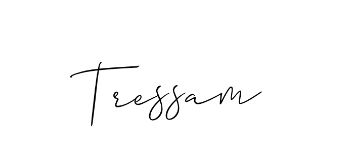 How to Draw Tressam signature style? Allison_Script is a latest design signature styles for name Tressam. Tressam signature style 2 images and pictures png