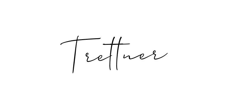 Best and Professional Signature Style for Trettner. Allison_Script Best Signature Style Collection. Trettner signature style 2 images and pictures png