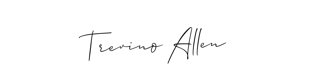 It looks lik you need a new signature style for name Trevino Allen. Design unique handwritten (Allison_Script) signature with our free signature maker in just a few clicks. Trevino Allen signature style 2 images and pictures png