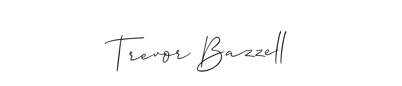 Make a short Trevor Bazzell signature style. Manage your documents anywhere anytime using Allison_Script. Create and add eSignatures, submit forms, share and send files easily. Trevor Bazzell signature style 2 images and pictures png