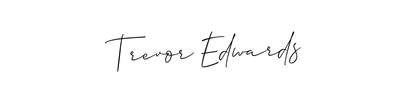 You can use this online signature creator to create a handwritten signature for the name Trevor Edwards. This is the best online autograph maker. Trevor Edwards signature style 2 images and pictures png