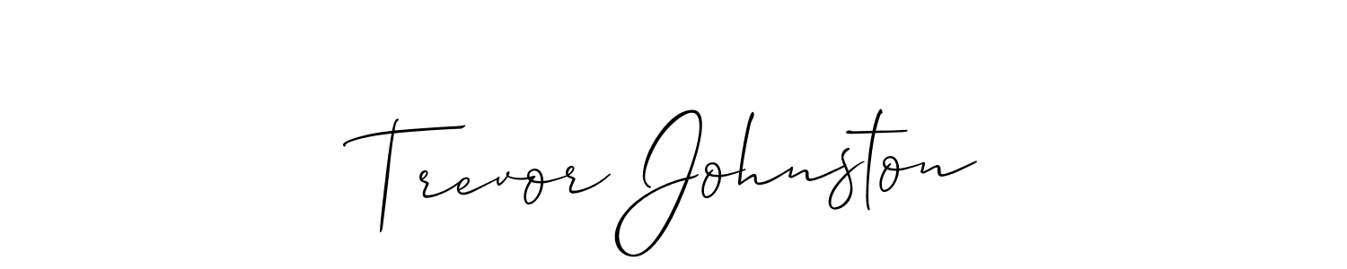 See photos of Trevor Johnston official signature by Spectra . Check more albums & portfolios. Read reviews & check more about Allison_Script font. Trevor Johnston signature style 2 images and pictures png