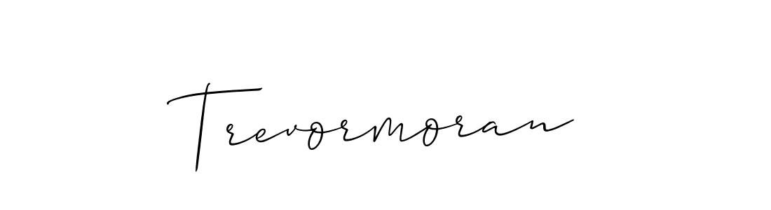 if you are searching for the best signature style for your name Trevormoran. so please give up your signature search. here we have designed multiple signature styles  using Allison_Script. Trevormoran signature style 2 images and pictures png