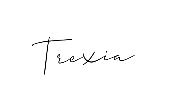 Make a beautiful signature design for name Trexia. Use this online signature maker to create a handwritten signature for free. Trexia signature style 2 images and pictures png