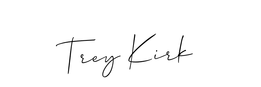 Design your own signature with our free online signature maker. With this signature software, you can create a handwritten (Allison_Script) signature for name Trey Kirk. Trey Kirk signature style 2 images and pictures png