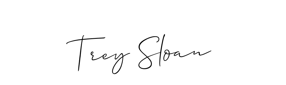 Check out images of Autograph of Trey Sloan name. Actor Trey Sloan Signature Style. Allison_Script is a professional sign style online. Trey Sloan signature style 2 images and pictures png