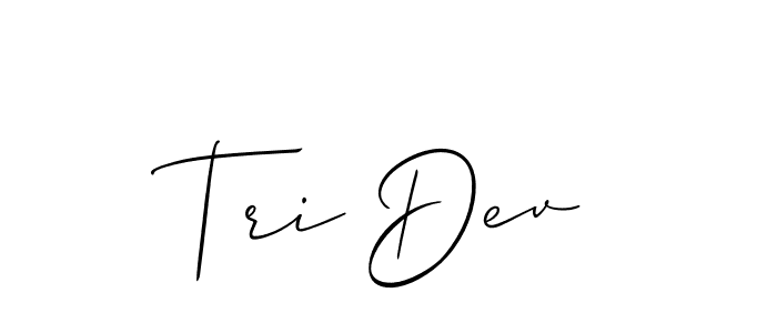 This is the best signature style for the Tri Dev name. Also you like these signature font (Allison_Script). Mix name signature. Tri Dev signature style 2 images and pictures png