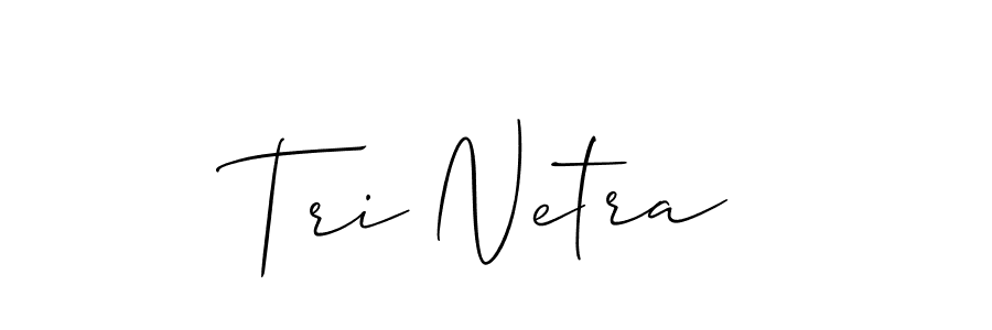 It looks lik you need a new signature style for name Tri Netra. Design unique handwritten (Allison_Script) signature with our free signature maker in just a few clicks. Tri Netra signature style 2 images and pictures png