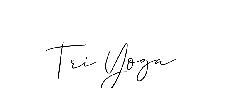 Once you've used our free online signature maker to create your best signature Allison_Script style, it's time to enjoy all of the benefits that Tri Yoga name signing documents. Tri Yoga signature style 2 images and pictures png