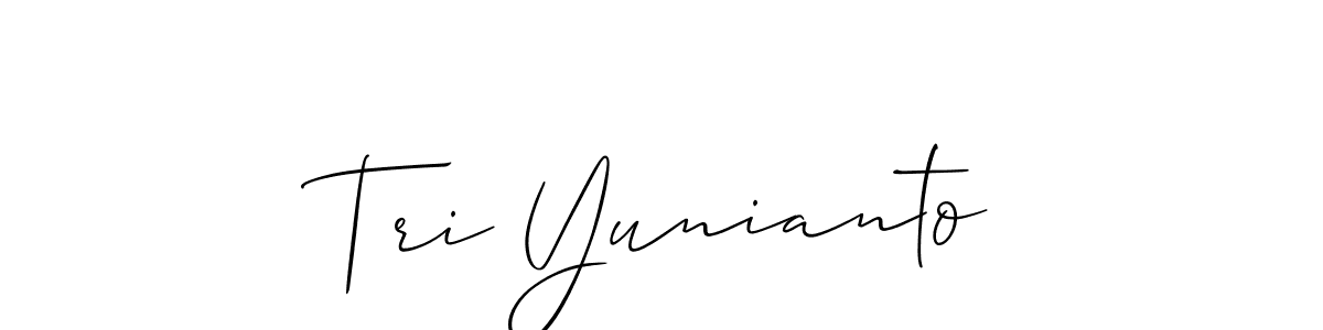 See photos of Tri Yunianto official signature by Spectra . Check more albums & portfolios. Read reviews & check more about Allison_Script font. Tri Yunianto signature style 2 images and pictures png