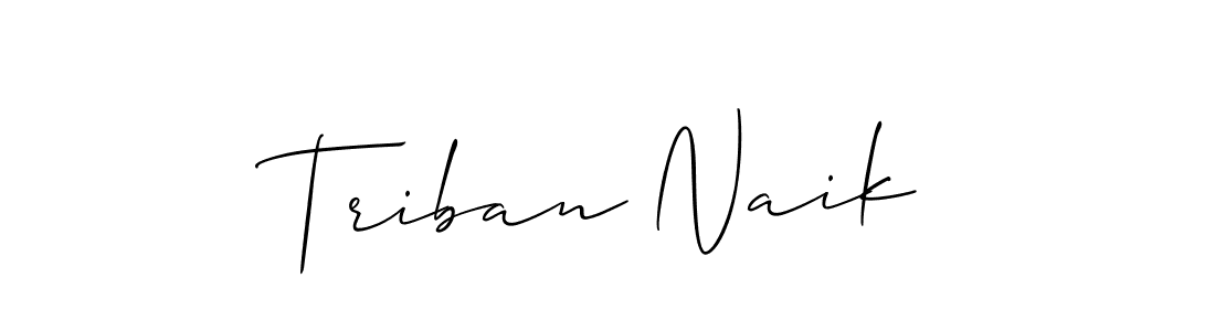 Make a beautiful signature design for name Triban Naik. Use this online signature maker to create a handwritten signature for free. Triban Naik signature style 2 images and pictures png