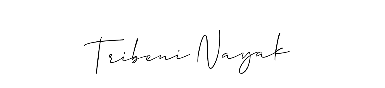How to Draw Tribeni Nayak signature style? Allison_Script is a latest design signature styles for name Tribeni Nayak. Tribeni Nayak signature style 2 images and pictures png