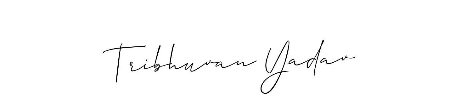 Once you've used our free online signature maker to create your best signature Allison_Script style, it's time to enjoy all of the benefits that Tribhuvan Yadav name signing documents. Tribhuvan Yadav signature style 2 images and pictures png