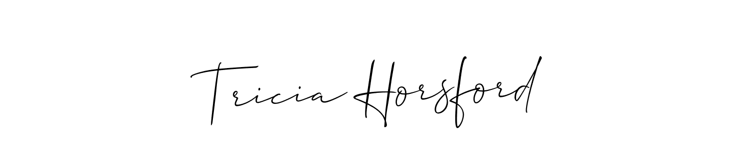 Once you've used our free online signature maker to create your best signature Allison_Script style, it's time to enjoy all of the benefits that Tricia Horsford name signing documents. Tricia Horsford signature style 2 images and pictures png