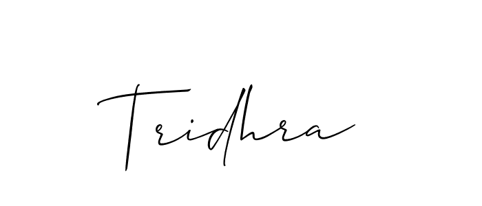 Make a short Tridhra signature style. Manage your documents anywhere anytime using Allison_Script. Create and add eSignatures, submit forms, share and send files easily. Tridhra signature style 2 images and pictures png