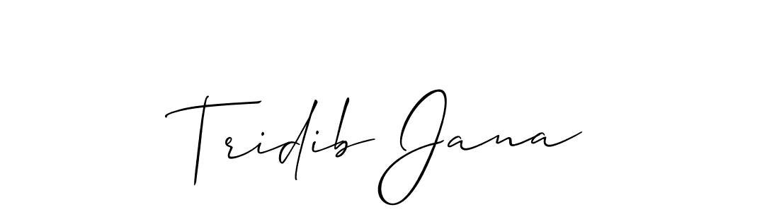 if you are searching for the best signature style for your name Tridib Jana. so please give up your signature search. here we have designed multiple signature styles  using Allison_Script. Tridib Jana signature style 2 images and pictures png