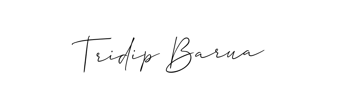 It looks lik you need a new signature style for name Tridip Barua. Design unique handwritten (Allison_Script) signature with our free signature maker in just a few clicks. Tridip Barua signature style 2 images and pictures png