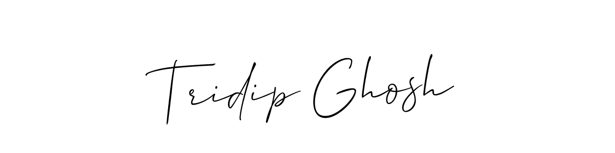 Also we have Tridip Ghosh name is the best signature style. Create professional handwritten signature collection using Allison_Script autograph style. Tridip Ghosh signature style 2 images and pictures png