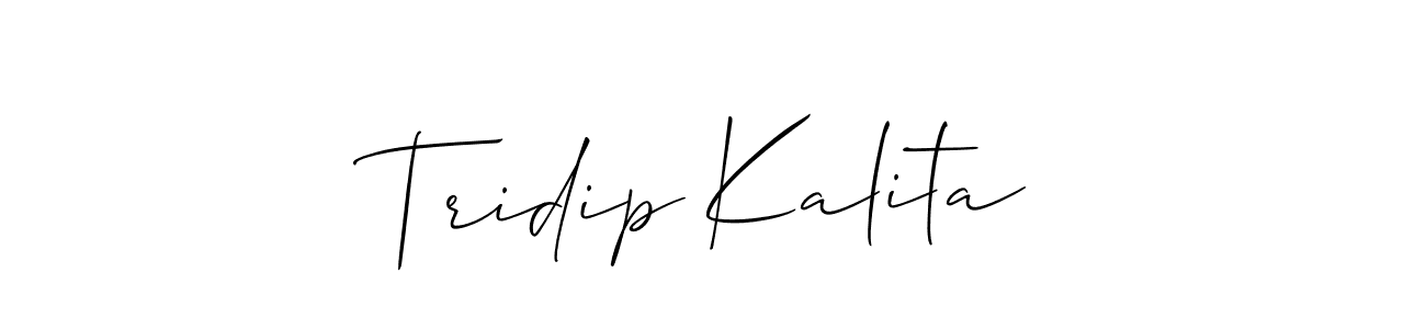 Here are the top 10 professional signature styles for the name Tridip Kalita. These are the best autograph styles you can use for your name. Tridip Kalita signature style 2 images and pictures png