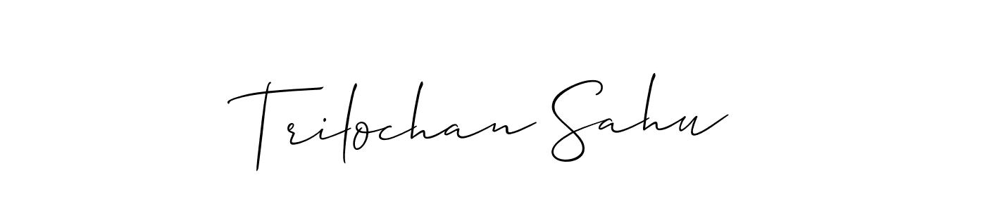 Make a beautiful signature design for name Trilochan Sahu. Use this online signature maker to create a handwritten signature for free. Trilochan Sahu signature style 2 images and pictures png