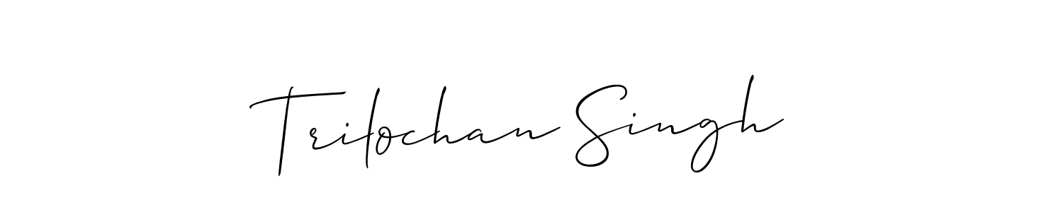 You should practise on your own different ways (Allison_Script) to write your name (Trilochan Singh) in signature. don't let someone else do it for you. Trilochan Singh signature style 2 images and pictures png