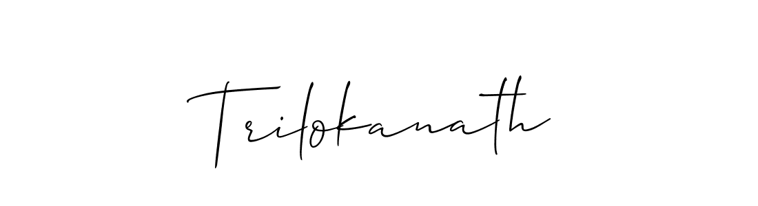 Make a beautiful signature design for name Trilokanath. Use this online signature maker to create a handwritten signature for free. Trilokanath signature style 2 images and pictures png