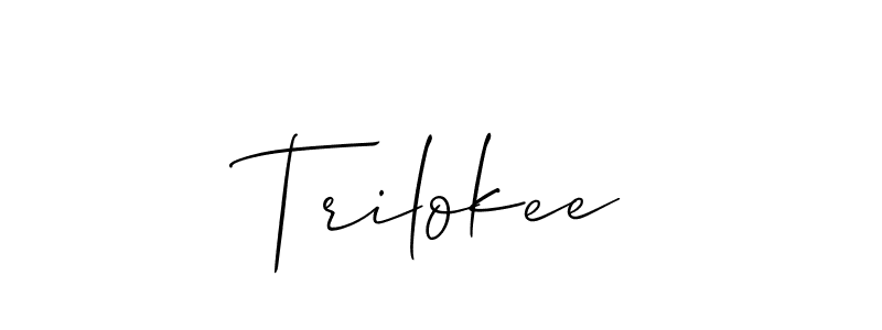 You can use this online signature creator to create a handwritten signature for the name Trilokee. This is the best online autograph maker. Trilokee signature style 2 images and pictures png