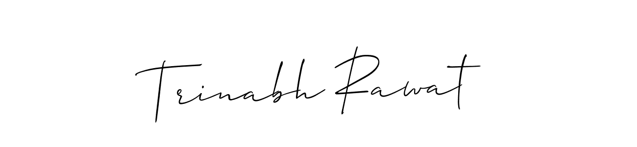 This is the best signature style for the Trinabh Rawat name. Also you like these signature font (Allison_Script). Mix name signature. Trinabh Rawat signature style 2 images and pictures png