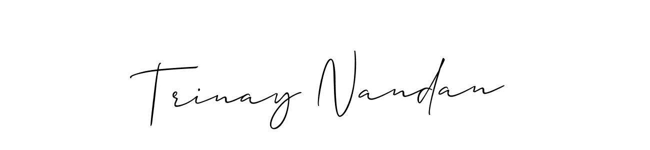 You can use this online signature creator to create a handwritten signature for the name Trinay Nandan. This is the best online autograph maker. Trinay Nandan signature style 2 images and pictures png