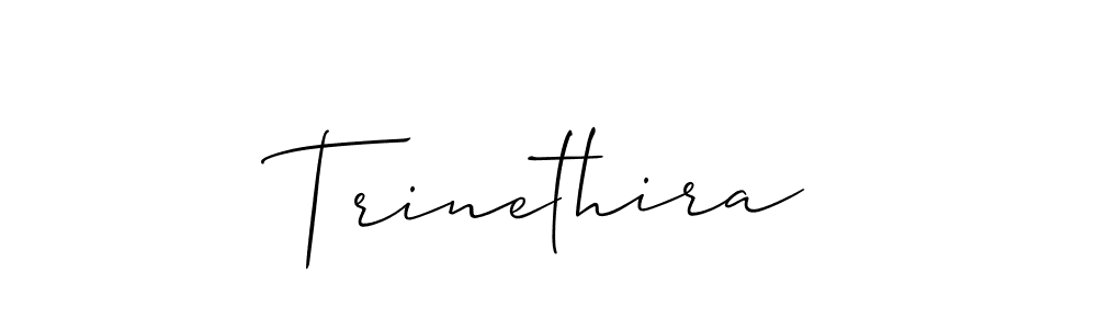 Also You can easily find your signature by using the search form. We will create Trinethira name handwritten signature images for you free of cost using Allison_Script sign style. Trinethira signature style 2 images and pictures png