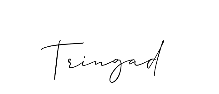 You can use this online signature creator to create a handwritten signature for the name Tringad. This is the best online autograph maker. Tringad signature style 2 images and pictures png