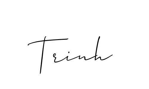 Make a beautiful signature design for name Trinh. Use this online signature maker to create a handwritten signature for free. Trinh signature style 2 images and pictures png